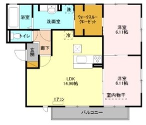 ヴィレッジ グリニッジⅢの物件間取画像